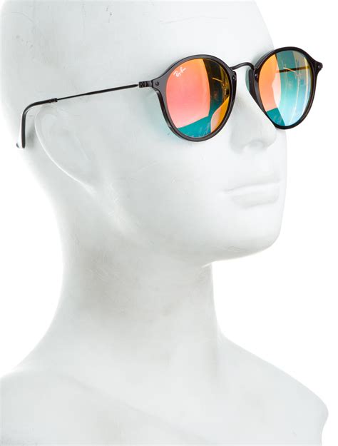 round mirrored designer sunglasses